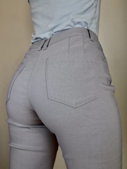 grey vintage highwaist straightleg pants