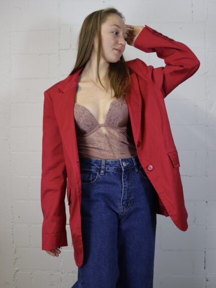 cranberry roter vintage blazer S-M