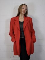 roter vintage blazer