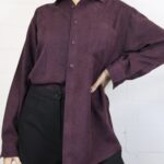 Warme Vintage Bluse | L