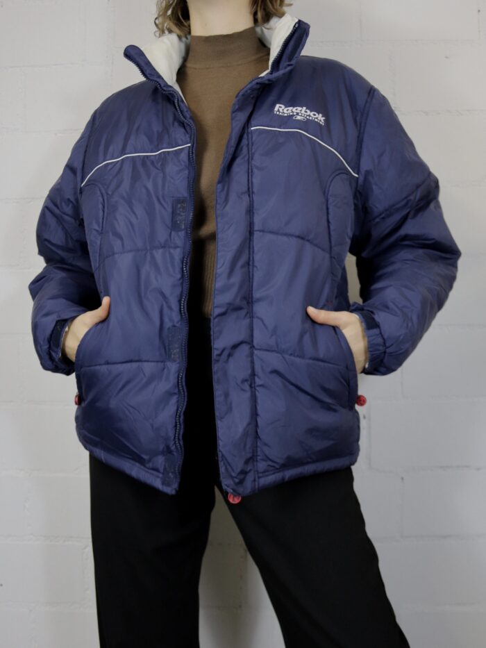 Vintage Reebok Winterjacke | M-L – Bild 4