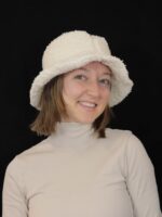 Handmade Kuschelhut - teddyweiss – Bild 3