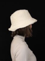 Handmade Kuschelhut - teddyweiss – Bild 4