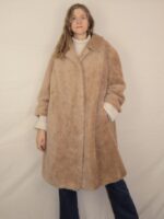 Vintage Lama Felljacke | M-L – Bild 5