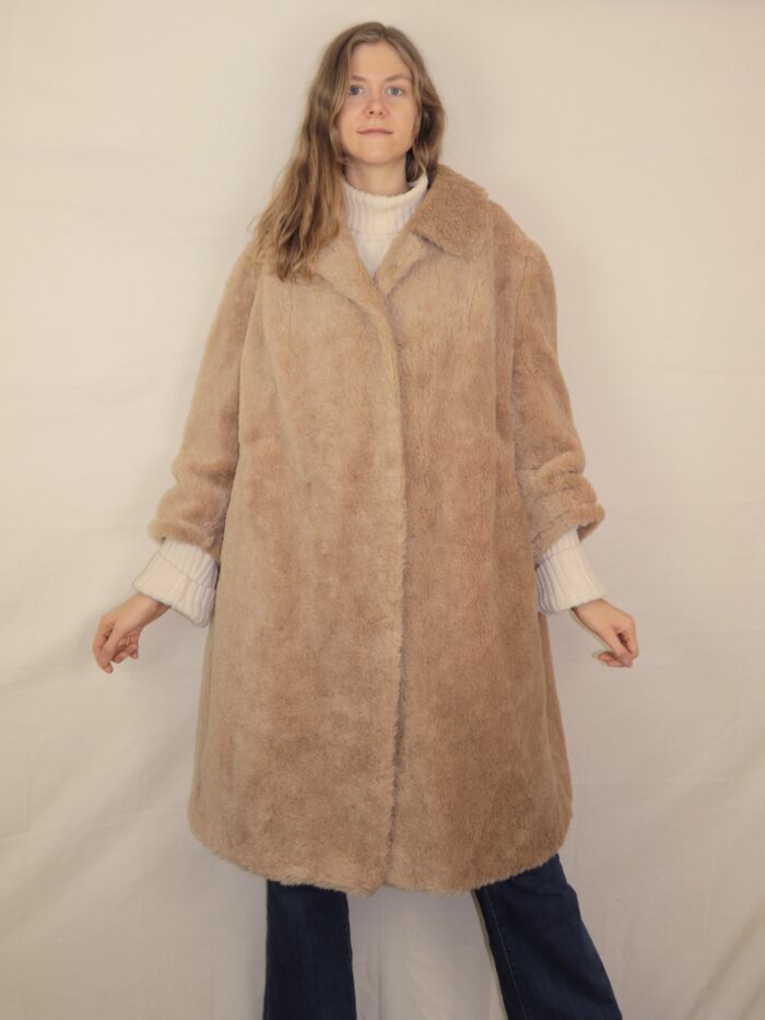 Vintage Lama Felljacke | M-L – Bild 6