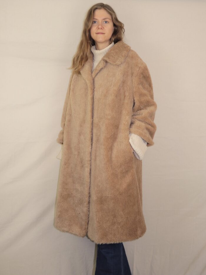 Vintage Lama Felljacke | M-L – Bild 4