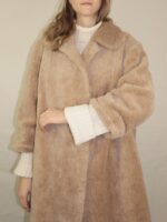 Vintage Lama Felljacke | M-L – Bild 9