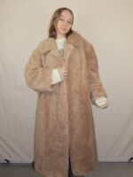 Vintage Lama Felljacke | M-L – Bild 12
