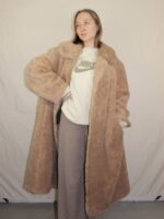 Vintage Lama Felljacke | M-L – Bild 11