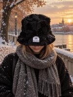Handmade Kuschelhut - schwarz – Bild 2