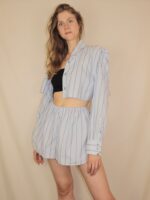 Tommy Hilfiger Upcycelt Zweiteiler Set in blau | M – Bild 4