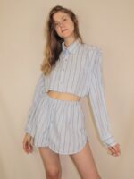 Tommy Hilfiger Upcycelt Zweiteiler Set in blau | M – Bild 2
