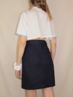 Upcycelt Yves Saint Laurent Top mit Scrunchie | M – Bild 6