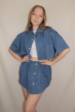 Ermenegildo Zegna Upcycelt Zweiteiler Set in Denim | XS-S – Bild 5