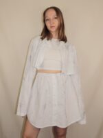 ELLi Upcycelt Zweiteiler Set in weiss | XS-S – Bild 4