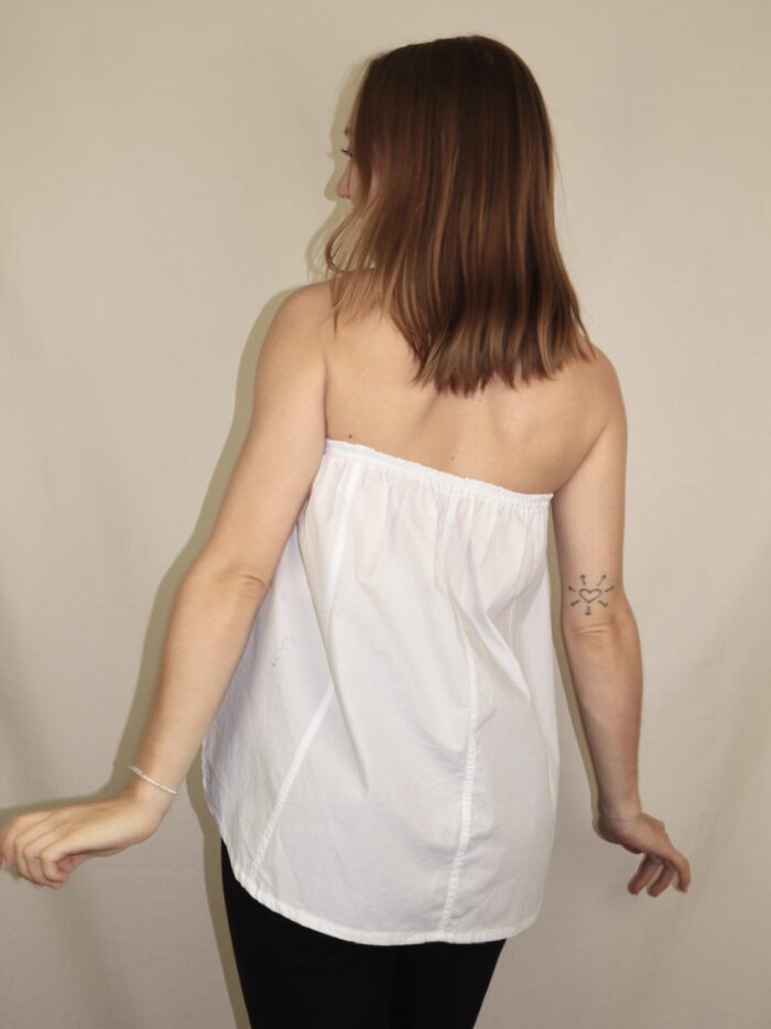 ELLi Upcycelt Zweiteiler Set in weiss | XS-S – Bild 3