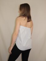 Upcycelt Zweiteiler Set weiss kariert | XS-S – Bild 6