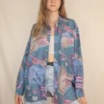 Crazy Vintage-Hemd mit ausgefallenem Muster