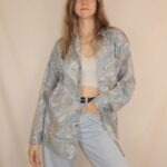 Crazy Vintage-Hemd mit ausgefallenem Muster