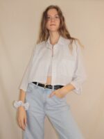 Upcycelt Bluse mit Scrunchie | M-L – Bild 4