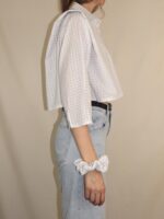 Upcycelt Bluse mit Scrunchie | M-L – Bild 6