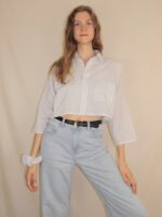 Upcycelt Bluse mit Scrunchie | M-L – Bild 3