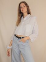 Upcycelt Bluse mit Scrunchie | M-L – Bild 2