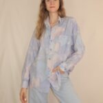 Crazy Vintage-Hemd mit ausgefallenem Muster