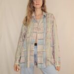 Crazy Vintage-Hemd mit ausgefallenem Muster