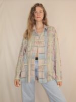 Crazy Vintage-Hemd mit ausgefallenem Muster