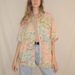 Crazy Vintage-Hemd mit ausgefallenem Muster