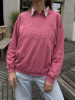 Pinker Vintage Lacoste Pullover | M-L – Bild 4