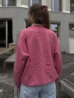 Pinker Vintage Lacoste Pullover | M-L – Bild 5