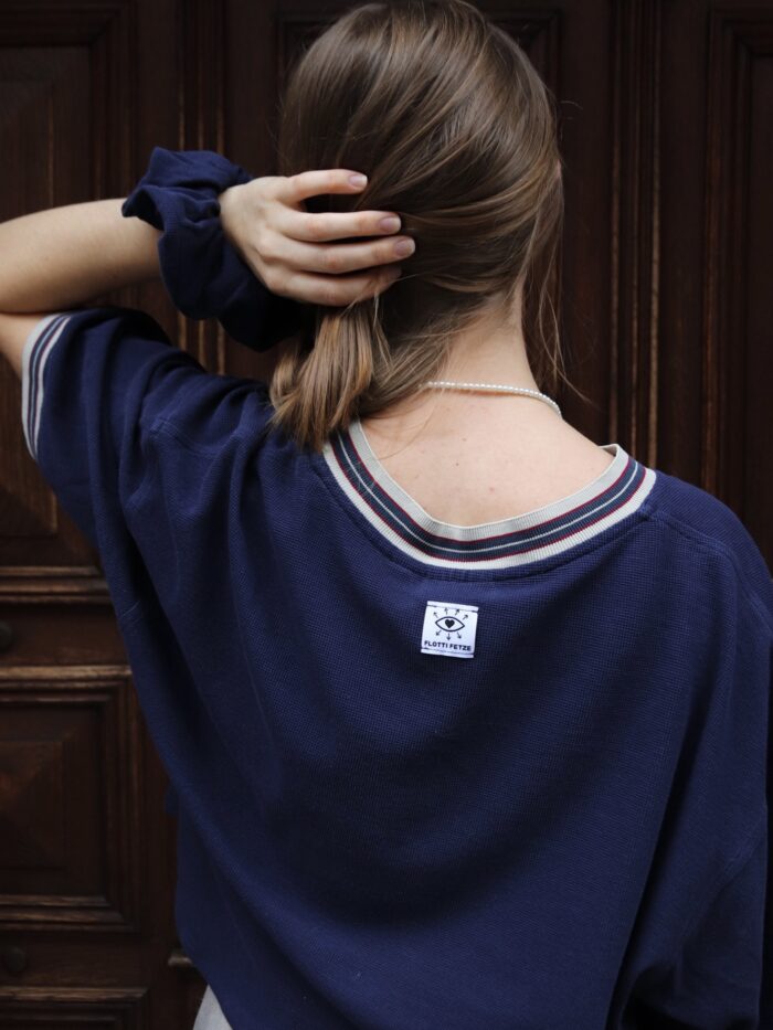 Upcycelt Lacoste Polo Shirt | S-M – Bild 4