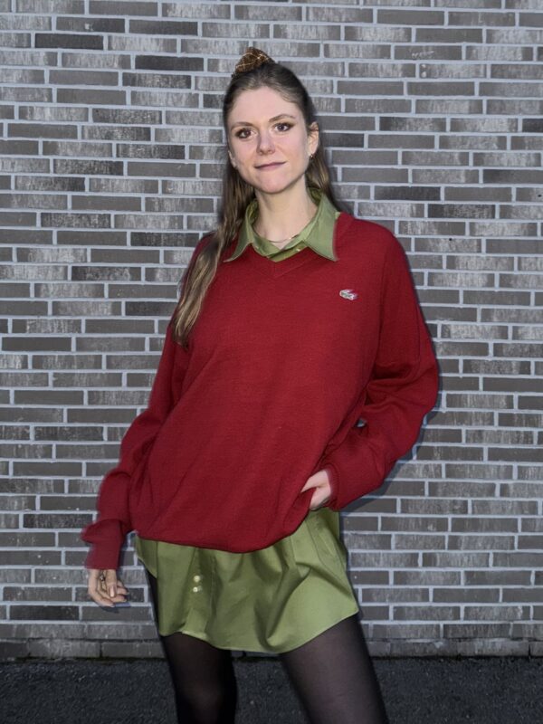 Lacoste Wollpullover – Rot