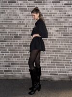 Upcycelt Vintage-Set – Gekürztes Oberteil & Rock