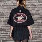 Upcycelt Vintage-Set – Gekürztes Oberteil & Rock