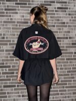 Upcycelt Vintage-Set – Gekürztes Oberteil & Rock