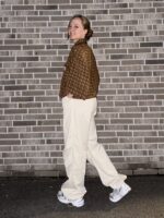 Upcycelt Bluse mit Scrunchie | L – Bild 4