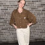 Upcycling Hemd aaus einem Vintage Männerhemd – gekürzt im modernen Cropped Look