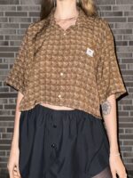 Upcycelt Bluse mit Scrunchie | L – Bild 8