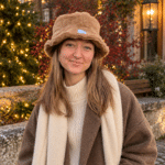 Handmade Kuschelhut - warmes beige