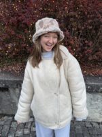 Handgenähter Kuschelhut – weicher, bequemer Hut mit liebevollen Details