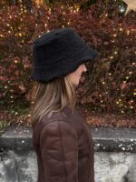 Handmade Kuschelhut - teddyschwarz – Bild 4