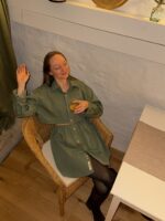 Upcycelt Zweiteiler Set in grün | M – Bild 7