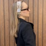 Handgenähtes Stirnband aus hochwertigem Stoff mit bequemem Sitz und zeitlosem Design