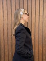 Handmade Stirnband - beige/braun mustrig – Bild 3