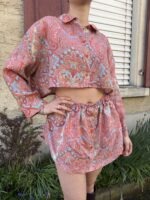 Upcycelt Zweiteiler Set | S-M – Bild 3