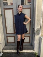 Upcyceltes, gekürztes Hemd, nachhaltige Mode