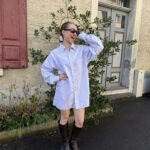 Upcyceltes, gekürztes Hemd, nachhaltige Mode